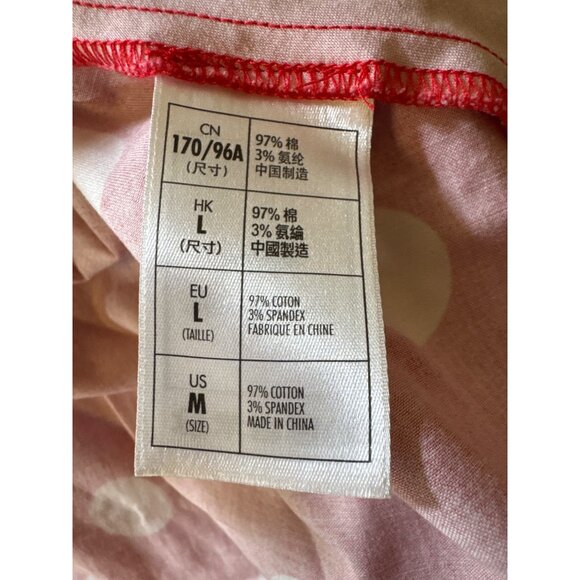 Disney Parks Authentic Red Polka Dot Dress With Black Trim - Picture 9 of 12